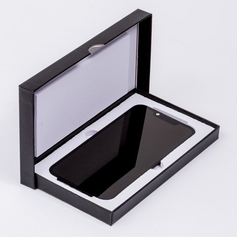 Дисплей для iPhone 14, черный, с рамкой, High Copy, (OLED), GX OEM hard Превью 2
