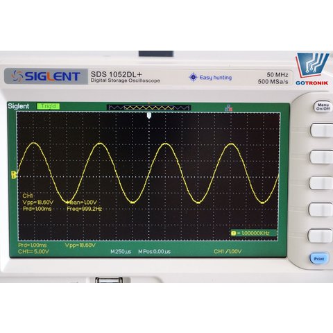 Цифровий осцилограф SIGLENT SDS1052DL+ Прев'ю 7