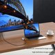 Адаптер Type-C - HDMI + USB3.0 + Type-C, конвертер, білий, hub Прев'ю 1