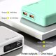 Power Bank Konfulon A25Q, (20000 mAh, 65 W, white, Power Delivery (PD), pass-through charging) Preview 1