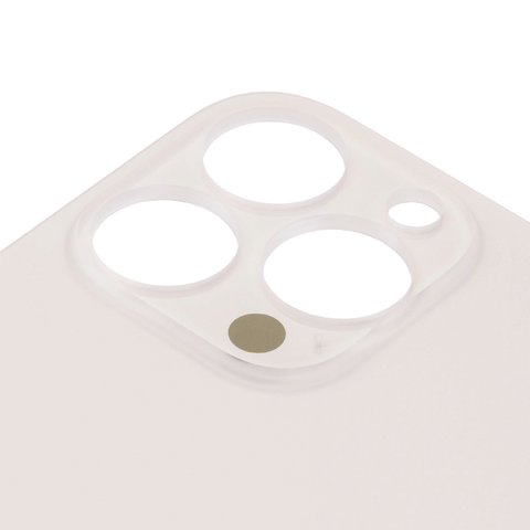 Housing Back Cover compatible with iPhone 13 Pro Max, (golden, no need to remove the camera glass, Original (PRC), Gold, big hole) Preview 1