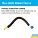 Cable de 12 pines para cámara trasera para  Seat Leon, Skoda Octavia, Volkswagen Beetle, Caddy, Golf, Passat, Polo, Tiguan Vista previa  1