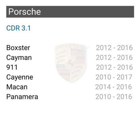 Adaptador inalámbrico de CarPlay y Android Auto para Porsche con CDR3.1 Vista previa  1