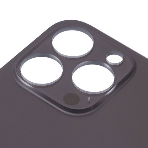 Housing Back Cover compatible with iPhone 14 Pro Max, (black, no need to remove the camera glass, Original (PRC), big hole) Preview 1