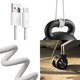 USB кабель Baseus Dynamic Series, USB тип-C, USB тип-A, 100 см, 100 Вт, белый, #CALD000602 Превью 1