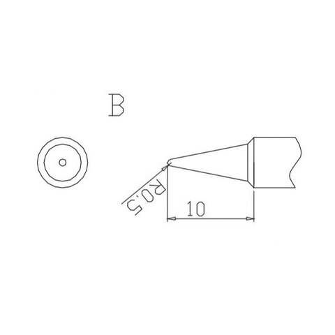 Punta para cautín Quick TSS02-B Vista previa  2