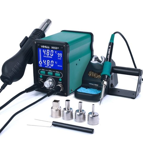 Термоповітряна паяльна станція YIHUA 995D+ Прев'ю 2