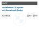 Монитор (10.25 дюймів) CarPlay / Android Auto для автомобилей BMW X3 / E83 (CIC) без оригинального дисплея Превью 1