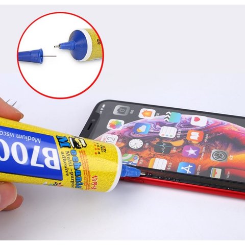 Клей-герметик Mechanic B7000, для приклеювання дисплея/сенсорного екрана, 50 мл, прозорий Прев'ю 2