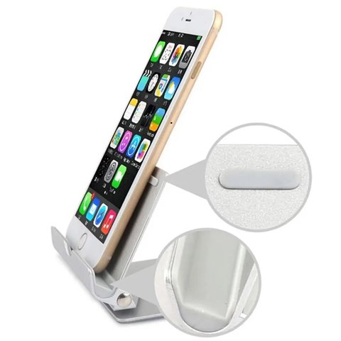 Тримач FL-58, портативний, настільний, висувний, сірий, алюмінієвий Прев'ю 2