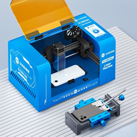 Лазерний сепаратор Sunshine SS-890B Mini, для демонтажу скла корпуса, для гравіювання Прев'ю 4