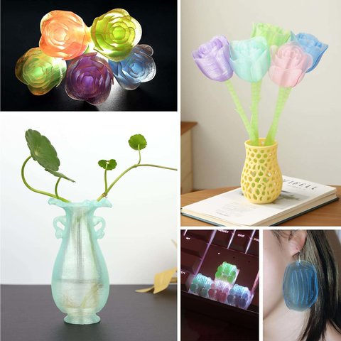 Филамент для 3D-принтера eSUN PLA-Clear Translucent Blue, 1 кг Превью 5