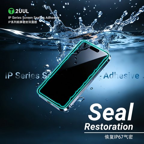 Стикер дисплея 2UUL SA14PM для Apple iPhone 14 Pro Max, 5 шт., adhesive Превью 4