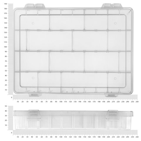 Кассетница для компонентов Pro'sKit 203-132H (252×182×40,5 мм) Превью 1