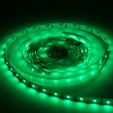 Tira de luces LED SMD3528 (color verde, 300 diodos LED, 12 V DC, 5 m, IP65) Vista previa  2